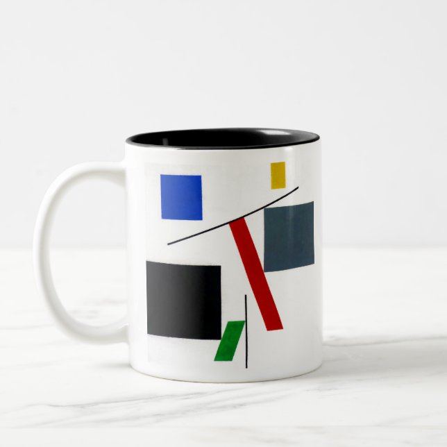 Taza Bicolor Balance de arco de Sophie Taeuber (Izquierda)