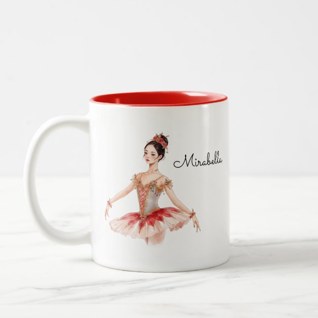 Taza Bicolor Ballerina Nutcracker (Izquierda)