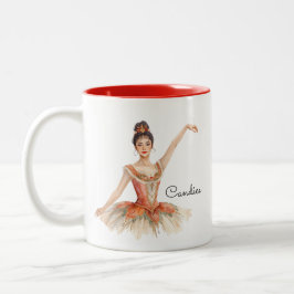 Taza Bicolor Ballerina Nutcracker