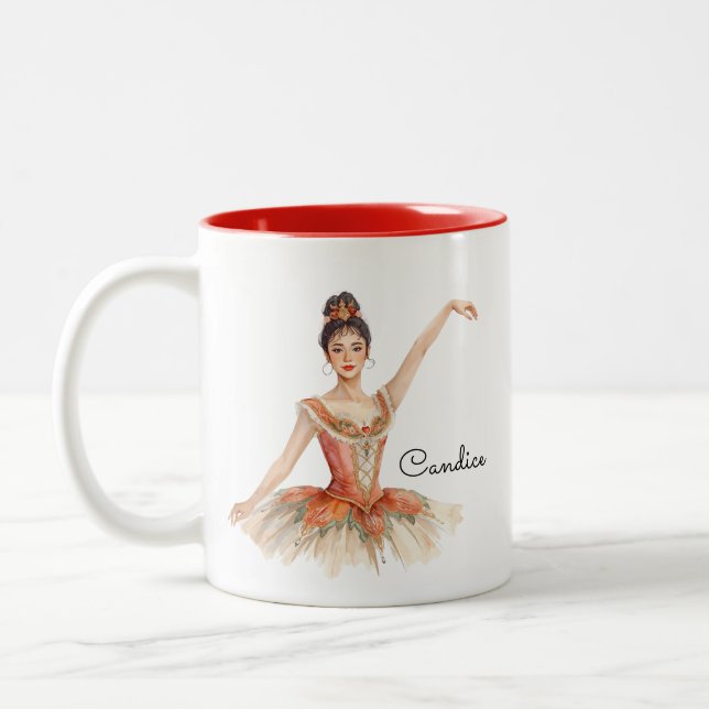 Taza Bicolor Ballerina Nutcracker (Izquierda)