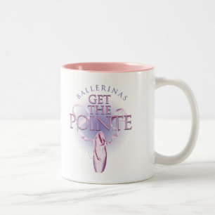 Taza Bicolor Ballerinas obtienen el tazón de café con dos tonos