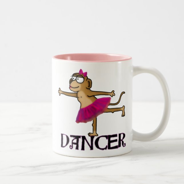 Taza Bicolor Ballet de mono (Derecha)