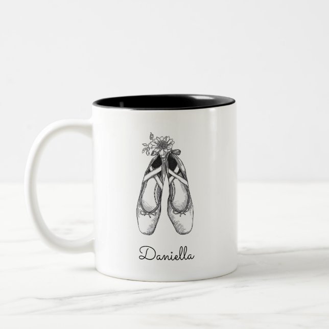 Taza Bicolor Ballet Shoes Hand Drake (Izquierda)