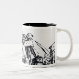 Taza Bicolor Balli de Sfessania, c.1622