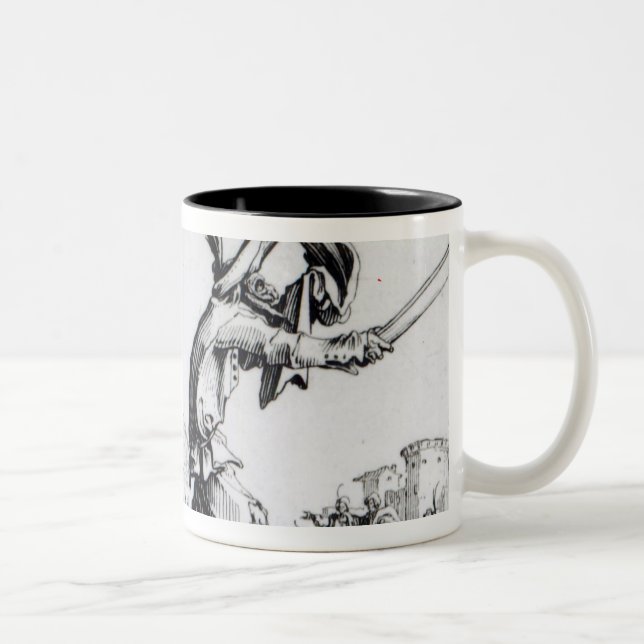 Taza Bicolor Balli de Sfessania, c.1622 (Derecha)