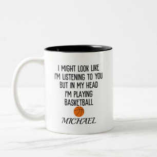 Taza Bicolor Baloncesto