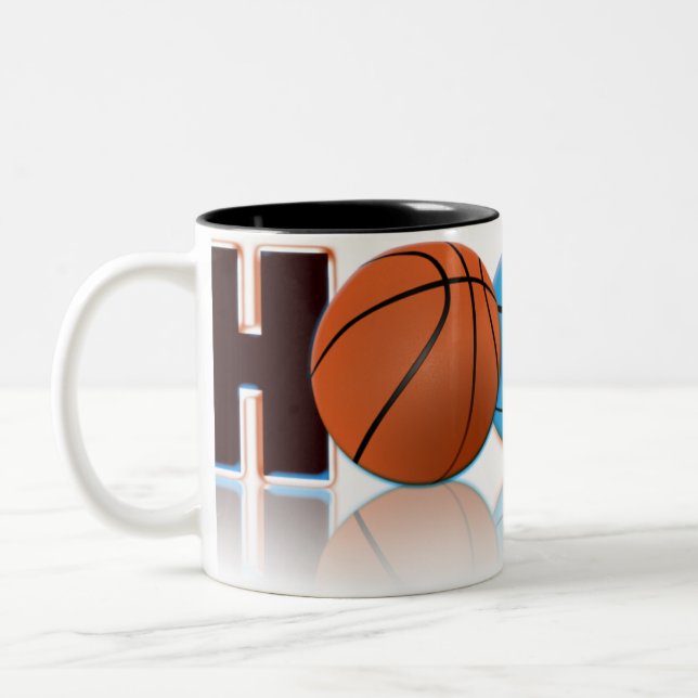 Taza Bicolor Baloncesto de los aros (Izquierda)