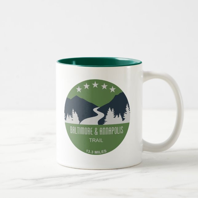 Taza Bicolor Baltimore y Annapolis Trail (Derecha)