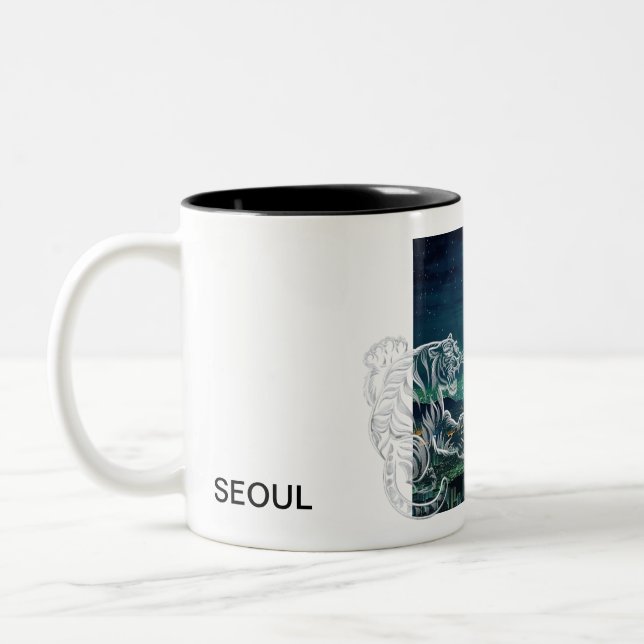 Taza Bicolor Bambú de tigre paisaje de SEOUL (Izquierda)