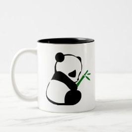 Taza Bicolor Bambú panda cutáneo
