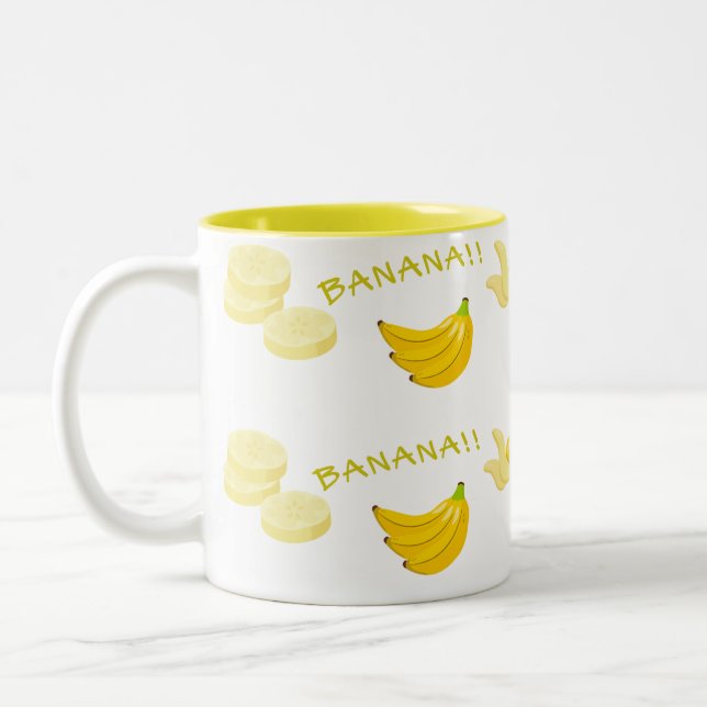 Taza Bicolor Banana amarilla (Izquierda)