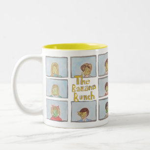 Taza Bicolor Banana Bunch Mug