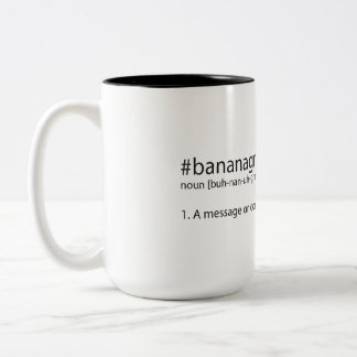 Taza Bicolor #bananagram definido