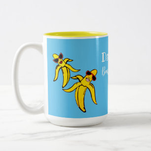 Taza Bicolor bananas de baile