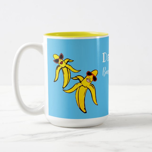 Taza Bicolor bananas de baile (Izquierda)