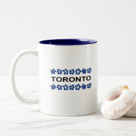 Taza Bicolor Bandas Aloha de Toronto color Azul claro