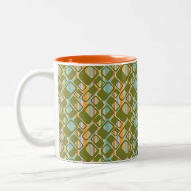 Taza Bicolor Bandas MCM (Izquierda)