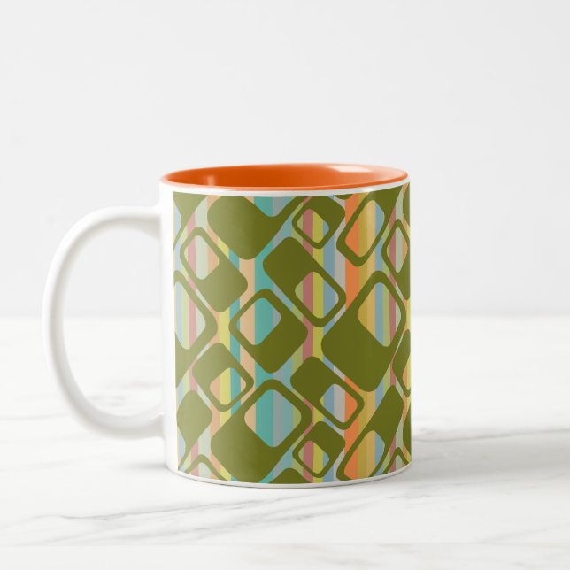 Taza Bicolor Bandas MCM (Izquierda)