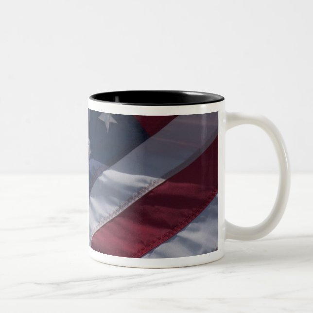 Taza Bicolor Bandera americana. (Derecha)