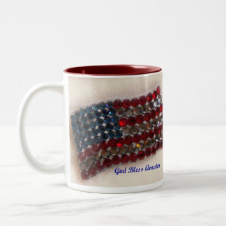 Taza Bicolor Bandera americana