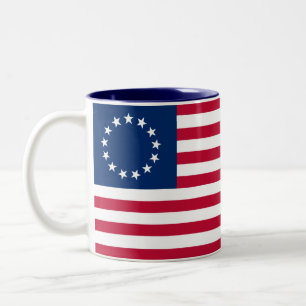 Taza Bicolor Bandera Americana Betsy Ross