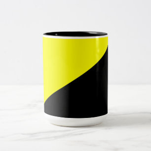 Taza Bicolor Bandera Anarcocapitalista