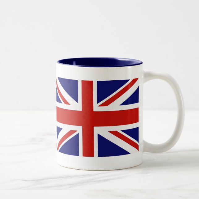 Taza Bicolor Bandera británica (Derecha)