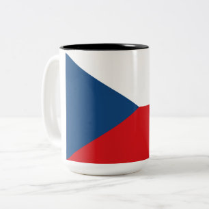 Taza Bicolor Bandera checa