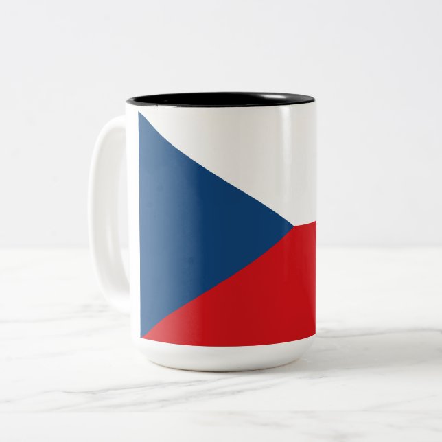 Taza Bicolor Bandera checa (Anverso izquierdo)
