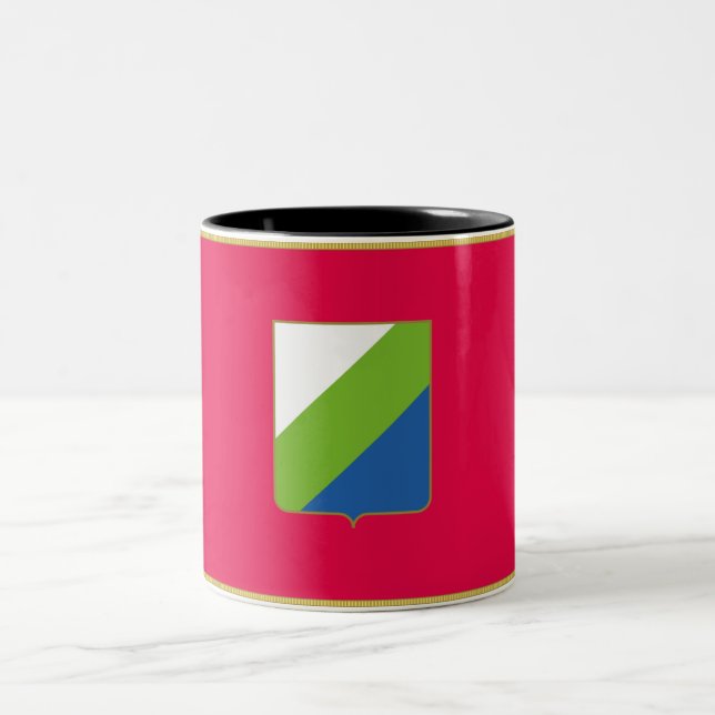 Taza Bicolor Bandera de Abruzzo (Italia) (Centro)