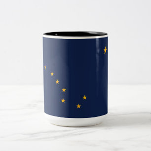 Taza Bicolor Bandera de Alaska