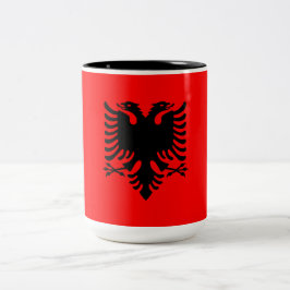 Taza Bicolor Bandera de Albania