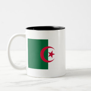 Taza Bicolor Bandera de Argelia