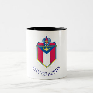 Taza Bicolor Bandera de Austin