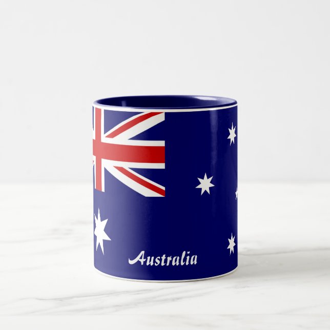 Taza Bicolor Bandera de Australia (Centro)