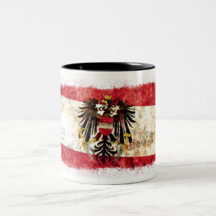 Taza Bicolor Bandera de Austria