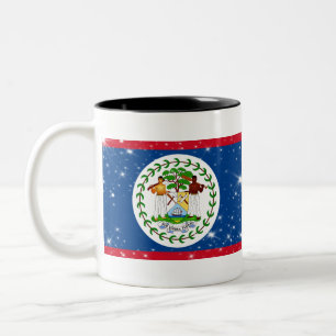 Taza Bicolor Bandera de Belice