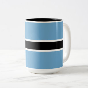 Taza Bicolor Bandera de Botsuana (Botsuana)