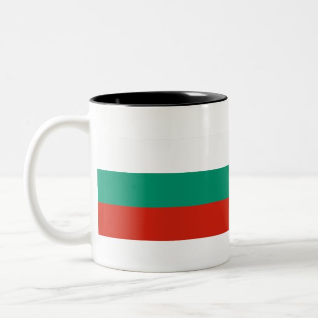 Taza Bicolor Bandera de Bulgaria (Izquierda)
