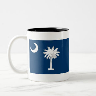 Taza Bicolor Bandera de Carolina del Sur