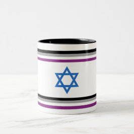 Taza Bicolor Bandera de casa personalizada resistente a la inte
