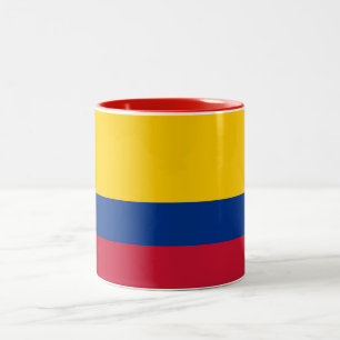 Taza Bicolor Bandera de Colombia