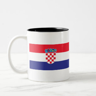 Taza Bicolor Bandera de Crotia