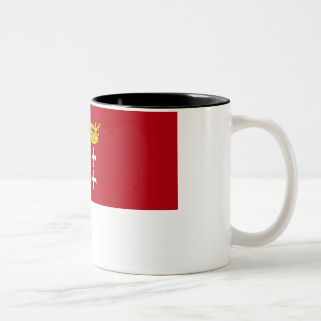 Taza Bicolor Bandera de Danzig - de Gdansk (Derecha)