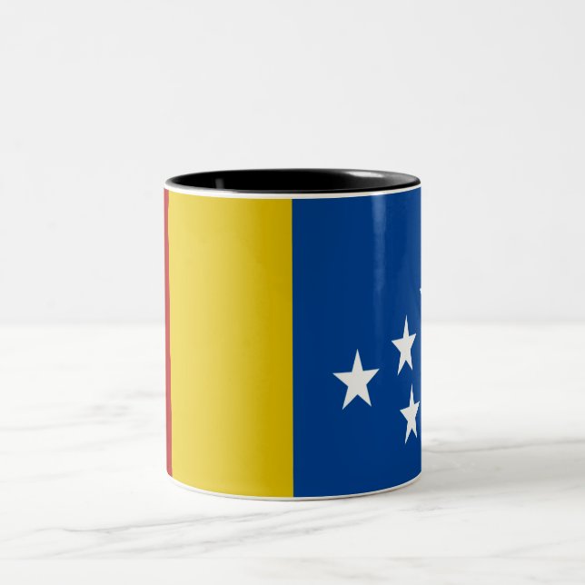 Taza Bicolor Bandera de Durham (Centro)