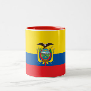 Taza Bicolor Bandera de Ecuador