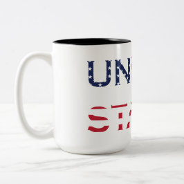 Taza Bicolor Bandera de EE. UU., Estados Unidos