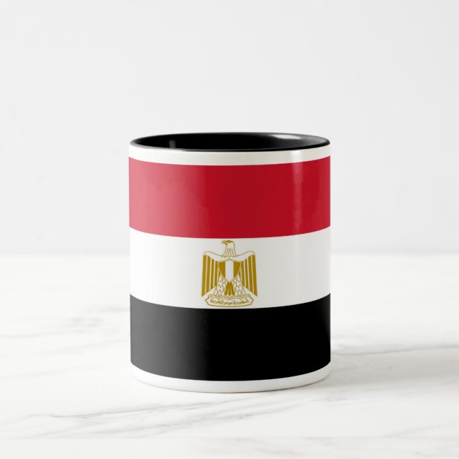 Taza Bicolor Bandera de Egipto (Centro)