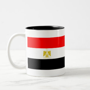 Taza Bicolor Bandera de Egipto