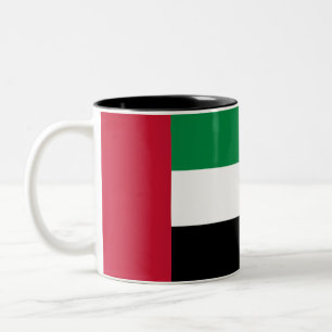 Taza Bicolor Bandera de Emiratos Árabes Unidos